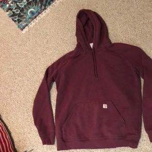 Maroon Carhartt hoodie